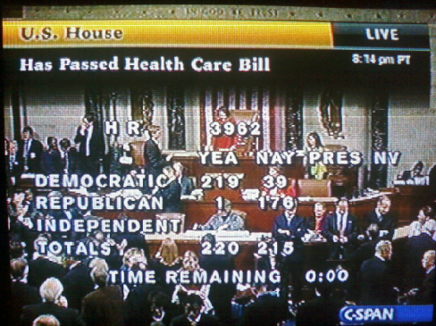 Healthcare Passes US House